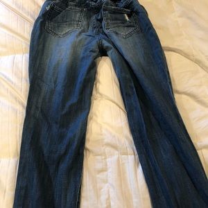 Indigo Blue Size XL maternity jeans straight leg